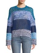 Colorblocked Gradient Knit