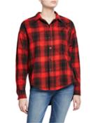 Embellished Plaid Oversized