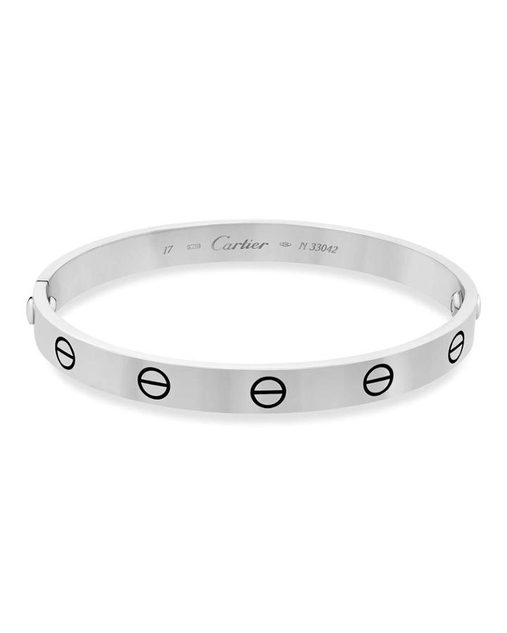 Estate 18k White Gold