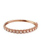 14k Rose Gold Illusion-set Diamond Bangle Bracelet