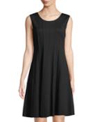 Marrow Piped Fit-&-flare Dress