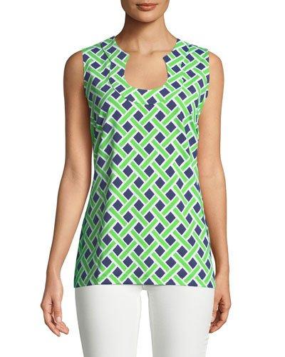Sanibel Basketweave-print Tunic