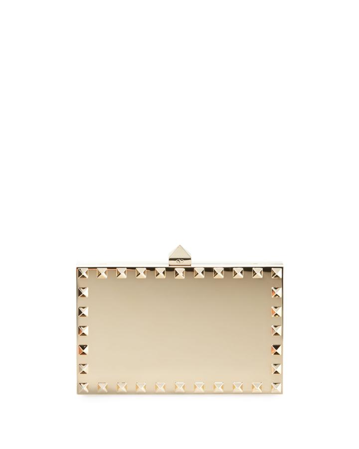 Metal Minaudiere Evening Clutch Bag
