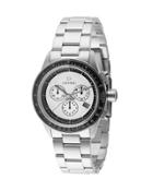 42mm Men's Tribeca Stainless Steel Chronograph Watch, Black/silver