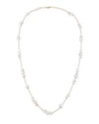White Off-round/baroque Pearl Necklace,