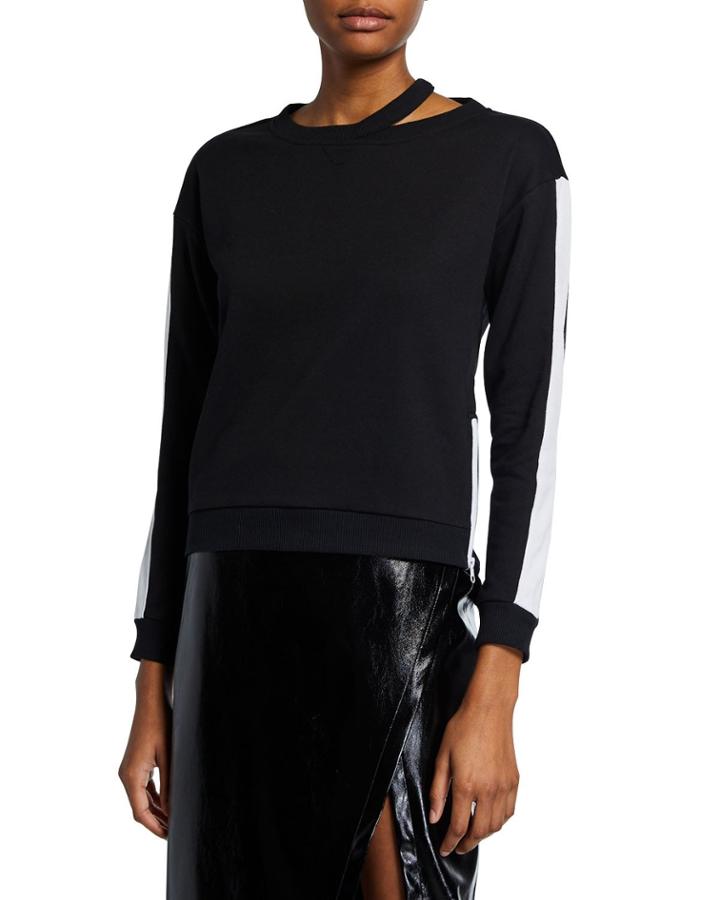 Colorblock Zip