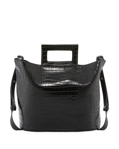 Corey Crocodile-embossed Tote Bag