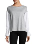 Poplin-sleeve