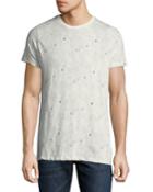 Men's Medallion Print Crewneck T-shirt