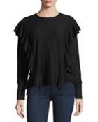 Marcelle Ruffled Extrafine Merino Wool