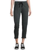 Jackie Drawstring Jogger Pants, Charcoal