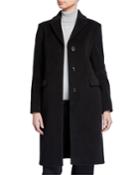 Notch-collar Wool/cashmere Coat