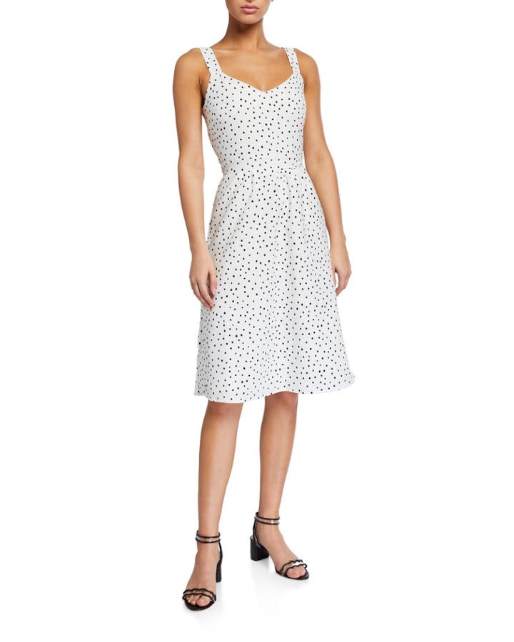Jacquard Open Back Dress