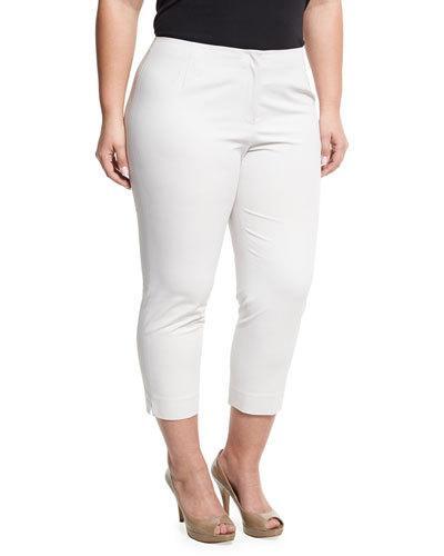 Bleecker Stretch-knit Cropped Pants, White