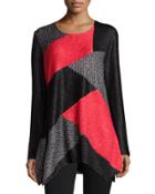 Herringbone Crinkled Tunic