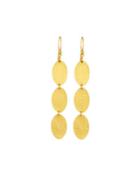 Mango 24k Triple-drop Earrings