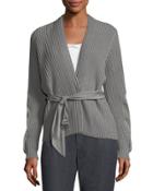 Cashmere Belted Cardigan