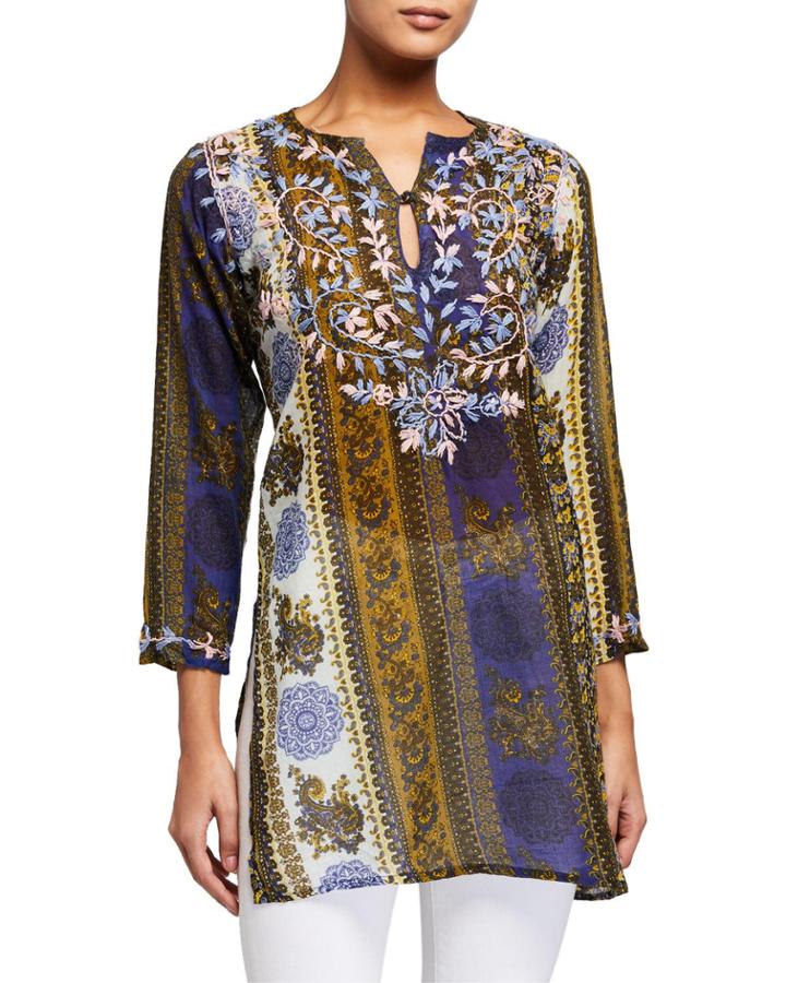 Evangeline Embroidered Tunic