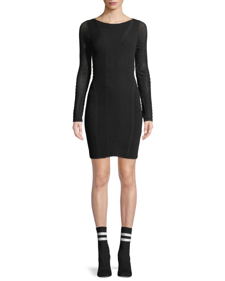 Brandy Long-sleeve Mesh Paneled