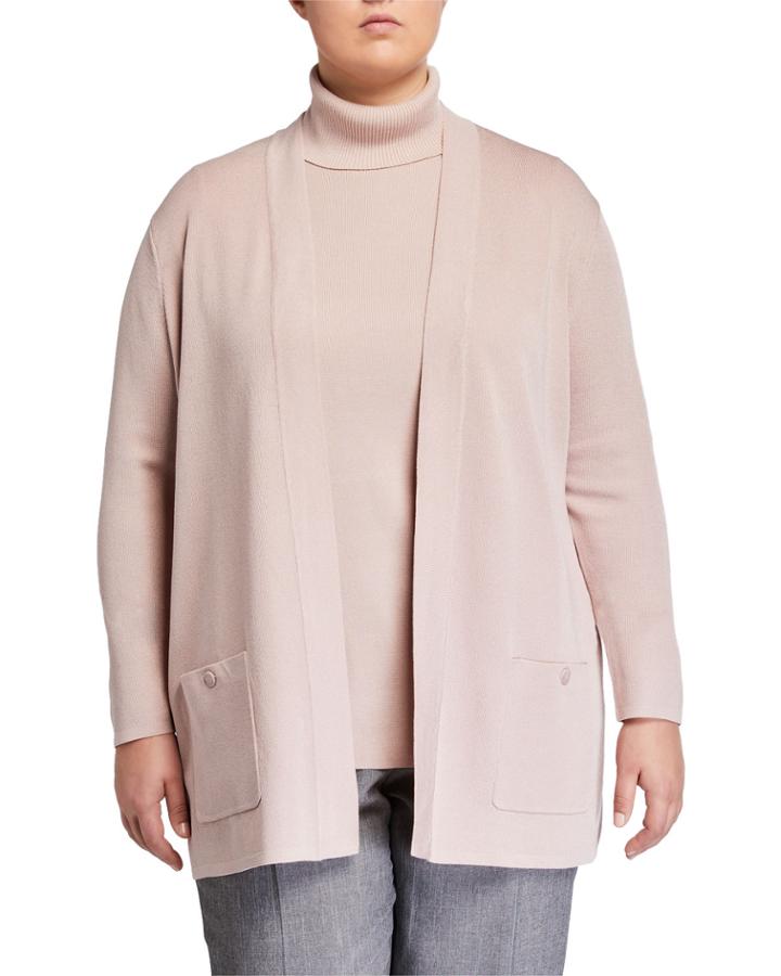 Plus Size Solid Malibu Cardigan