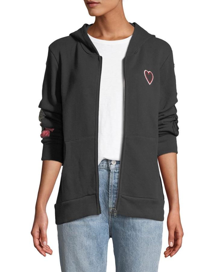 Peace Love Tiger Zip-up Hoodie
