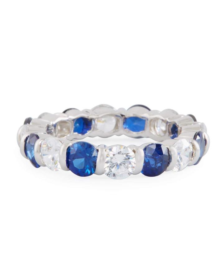 Slim Cz Eternity Band Ring