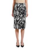 Zebra-print Pencil