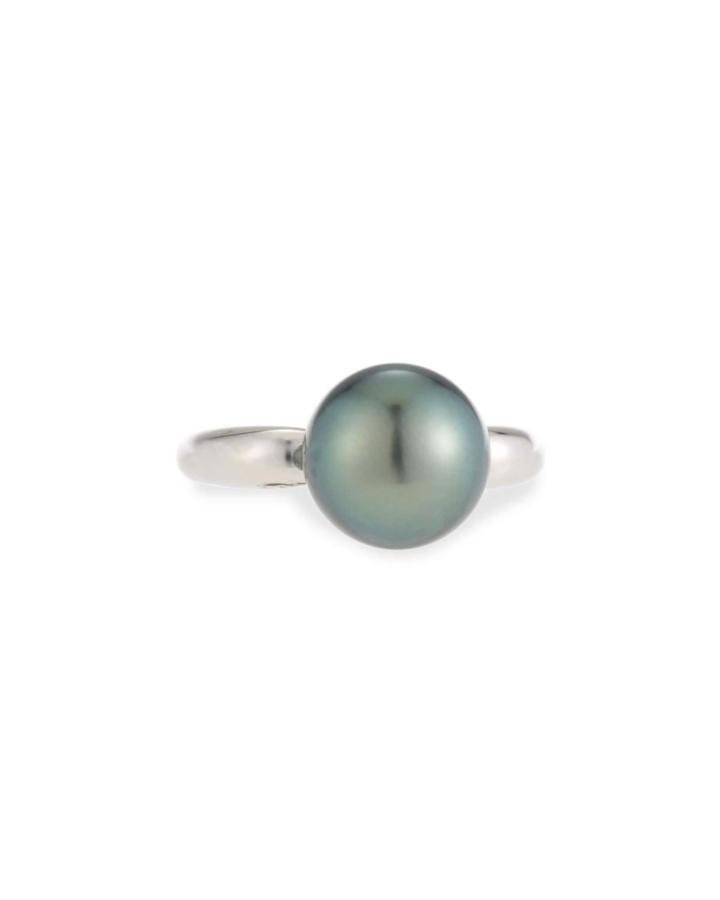 18k Tahitian Pearl Ring,