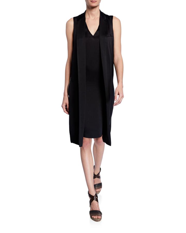 Sleeveless Dress W/ Attached