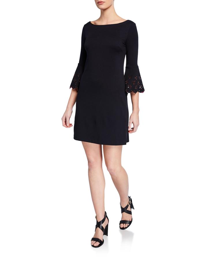 Daisy Laser-cut Bell-sleeve