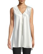 Julieta Sleeveless Chain-trimmed