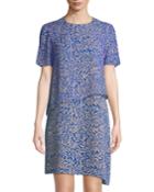 Two-tiered Silk Palm Dress