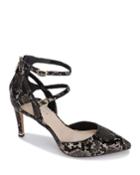 Riley Snake-print Pumps