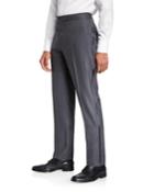 Men's Flat-front Pants W/