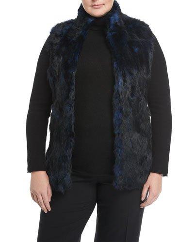 Multicolor Rabbit Fur Vest,
