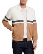 Men's Colorblock Zip-front