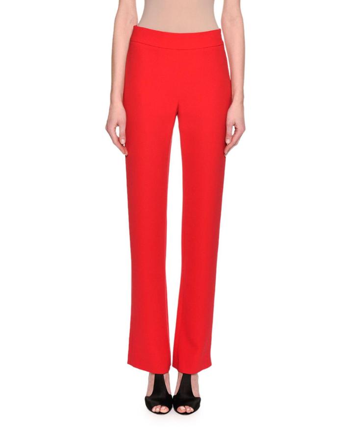 Silk Wide-leg Pants, Rose Pink