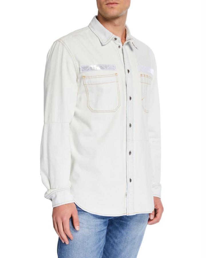 Men's Fred Reflective-trim Denim