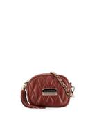 Nina Quilted Leather Crossbody Bag, Bread