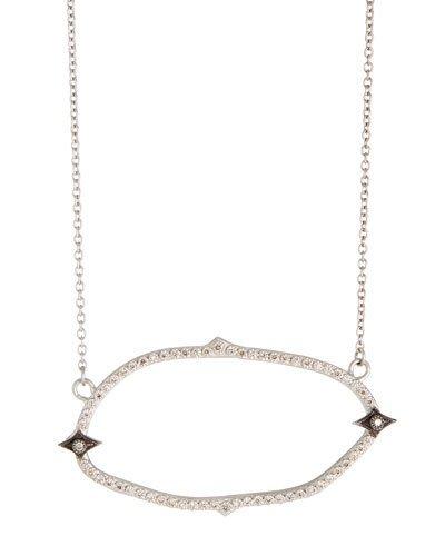 New World Open Diamond Pendant Necklace