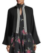 Me Gusta Striped-trim Jacket