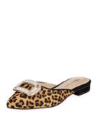 Gabby Leopard Calf Hair
