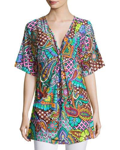 Madagascar Graphic-print Tunic,