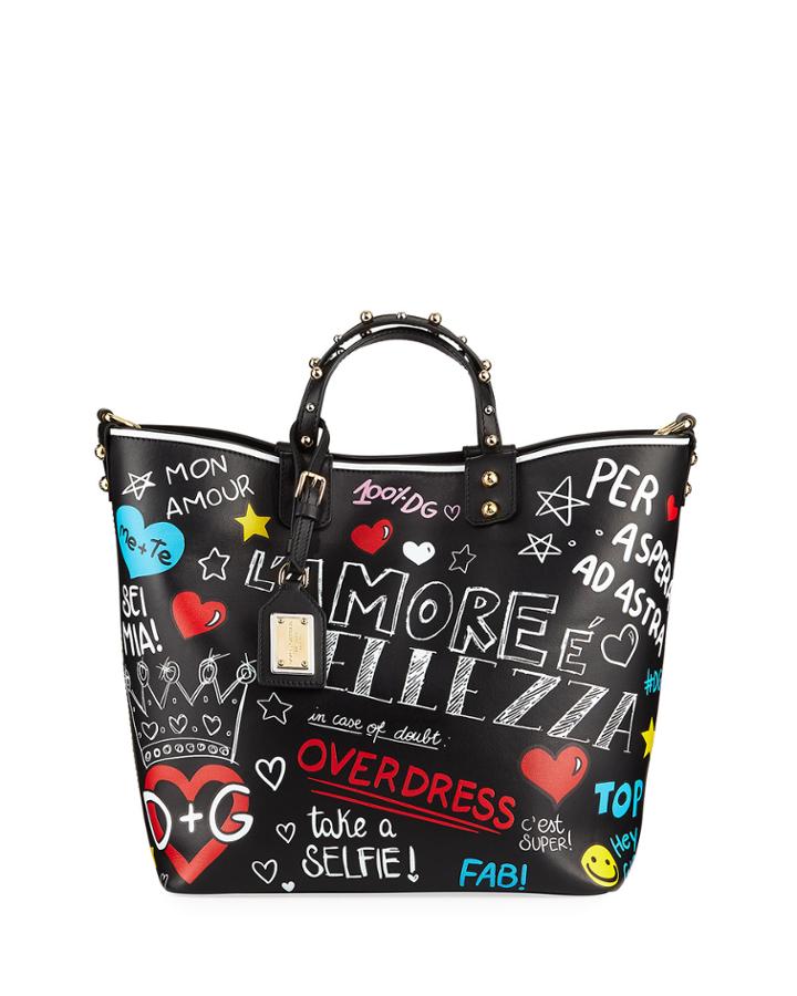 Beatrice Graffiti Leather