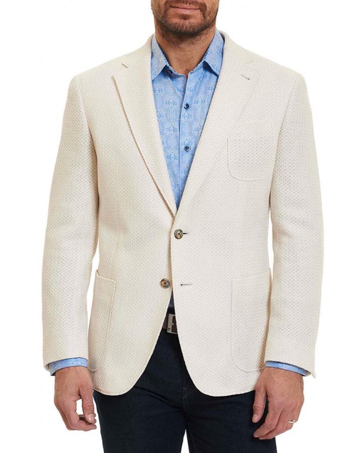 Lauros Loose-weave Two-button Jacket
