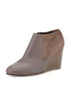 Elurra Suede Wedge Bootie, Taupe