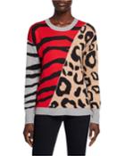 Animal Print Cashmere-blend