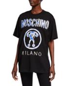 Logo Graphic Unisex T-shirt, Black