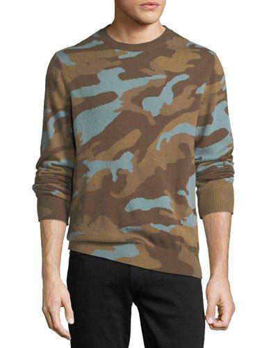 Cashmere Camouflage Crewneck