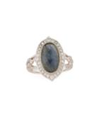 18k Moroccan Doublet Oval Ring,